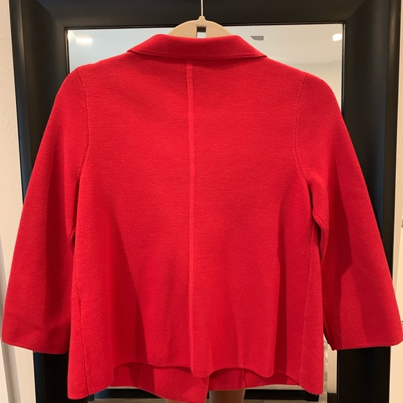 J CREW CORAL SWEATER BLAZER - Picture 6 of 7